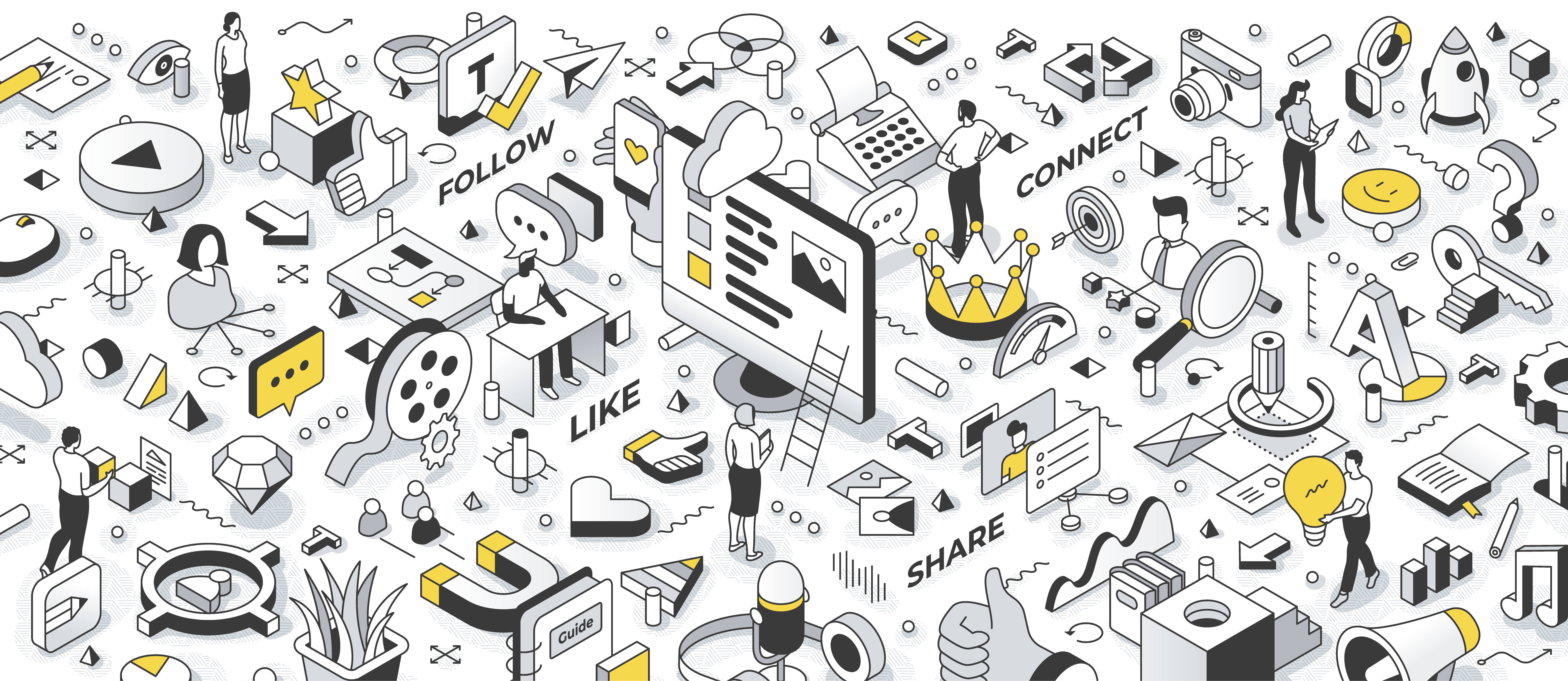 Content Marketing Illustration